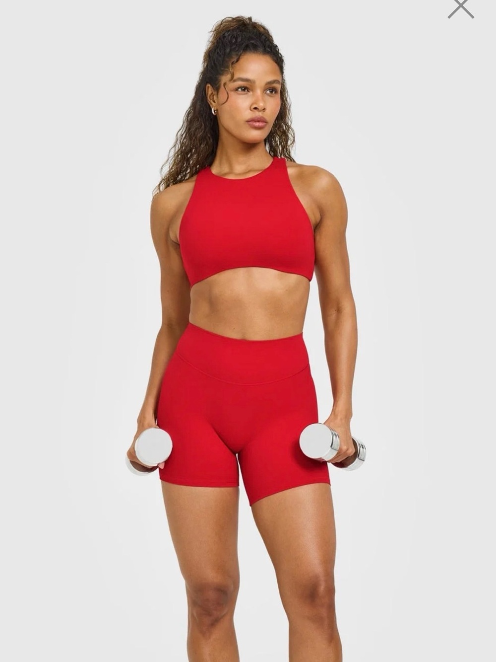 Oner Active SOFTMOTION™ HIGH NECK SPORTS BRA WITH WHITE LOGO